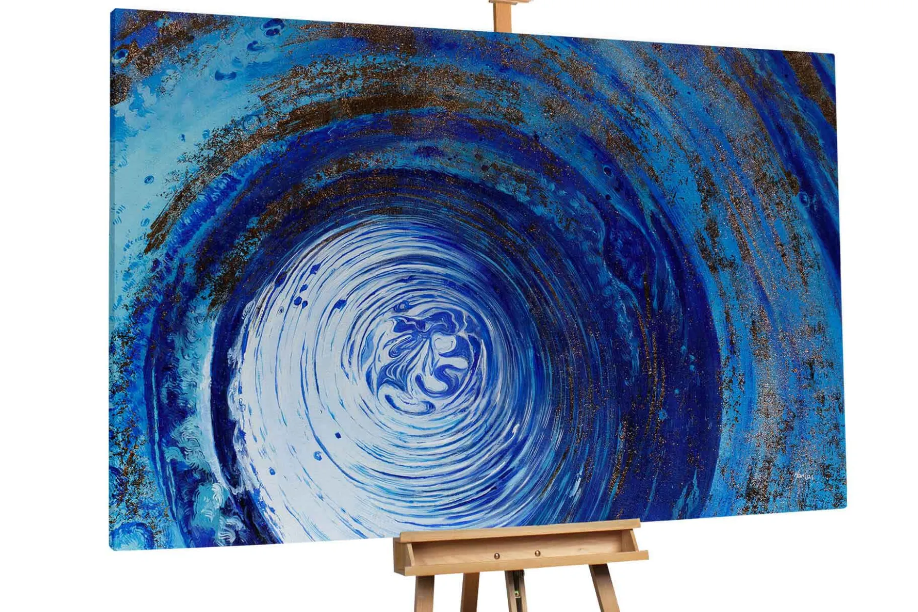 Öl Gemälde 'Enchanted Swirl' | Handgemaltes Unikat