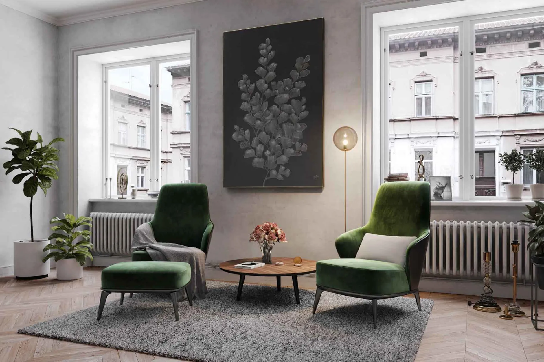 Öl Gemälde 'Ephemeral Shimmer' | Handgemaltes Unikat