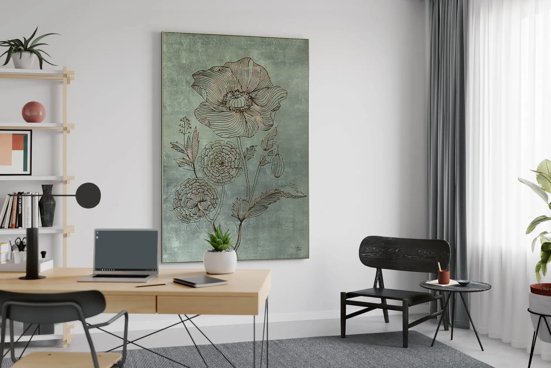 Öl Gemälde 'Ethereal Charm' | Handgemaltes Unikat