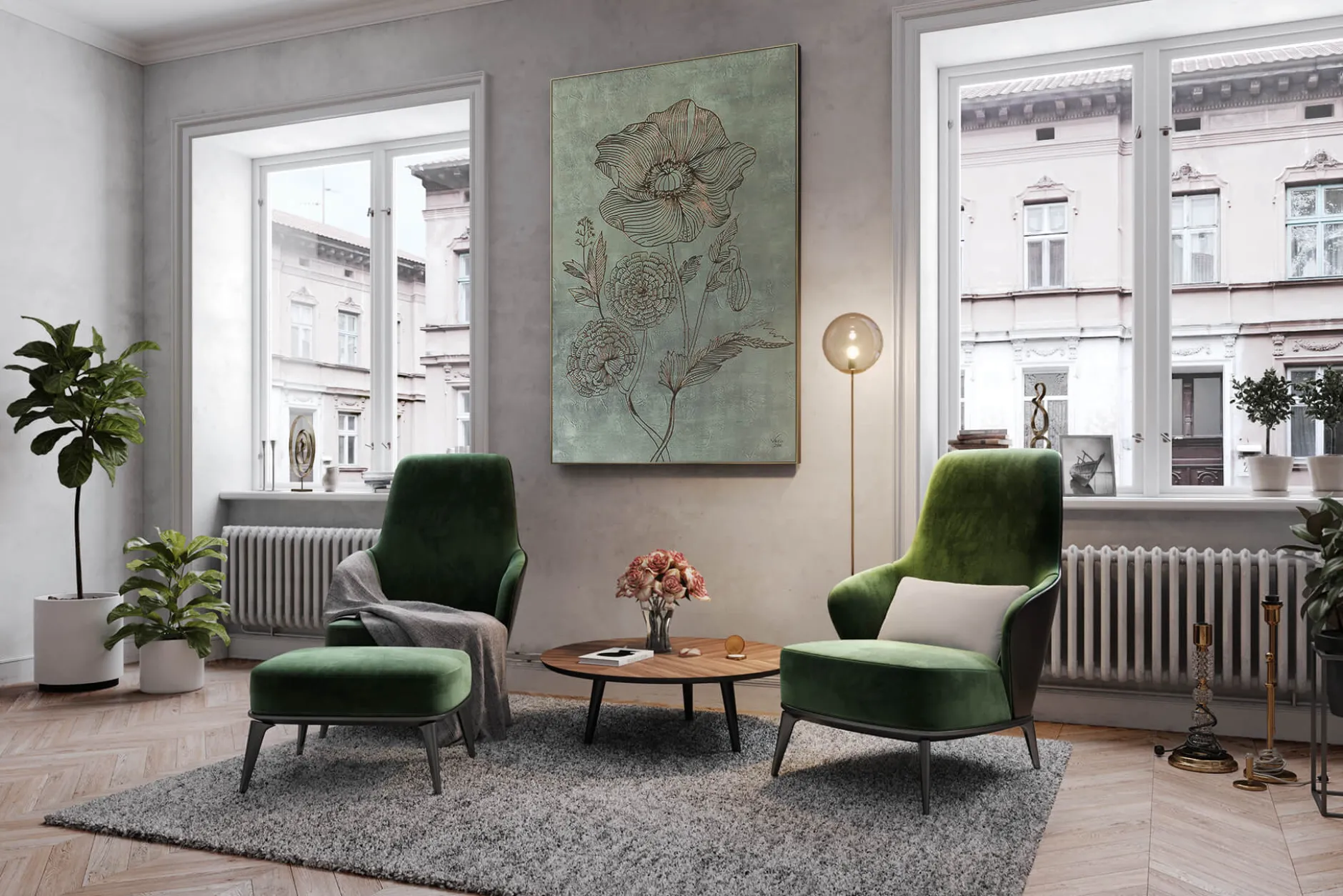 Öl Gemälde 'Ethereal Charm' | Handgemaltes Unikat