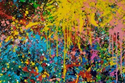 Öl Gemälde 'Explosion of Joy' | Handgemaltes Unikat