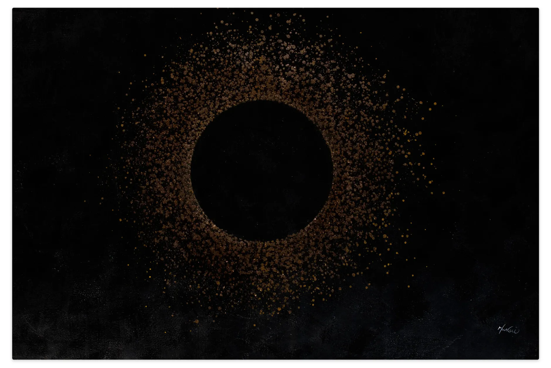 Öl Gemälde 'Eye of the Cosmos' | Handgemaltes Unikat