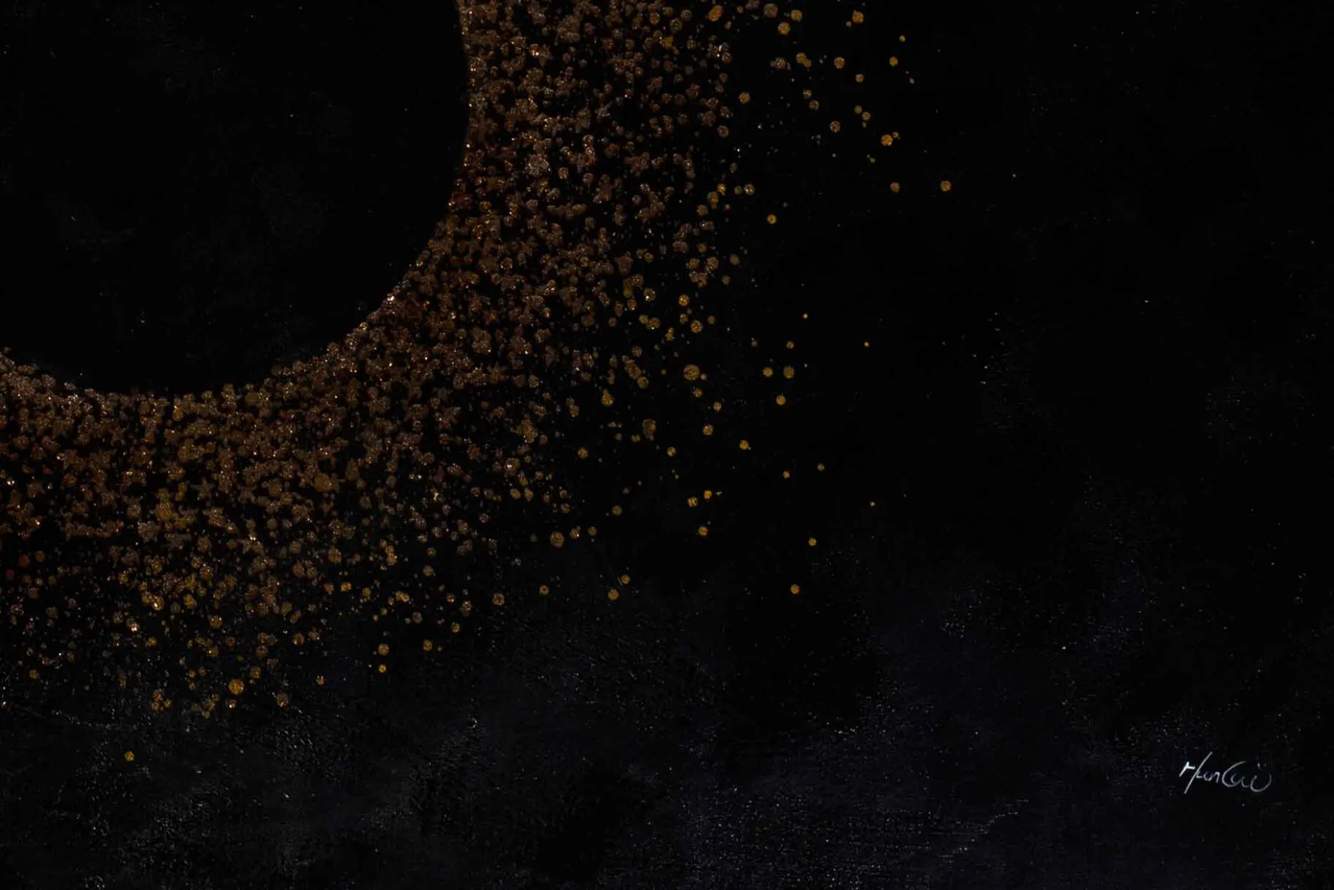 Öl Gemälde 'Eye of the Cosmos' | Handgemaltes Unikat