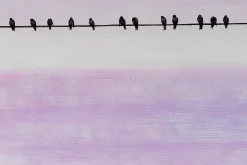 Öl Gemälde 'Feathered Watchers' | Handgemaltes Unikat