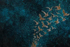 Öl Gemälde ' Feather’s Gold' | Handgemaltes Unikat