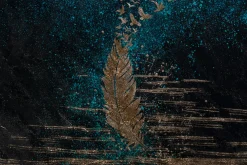 Öl Gemälde ' Feather’s Gold' | Handgemaltes Unikat