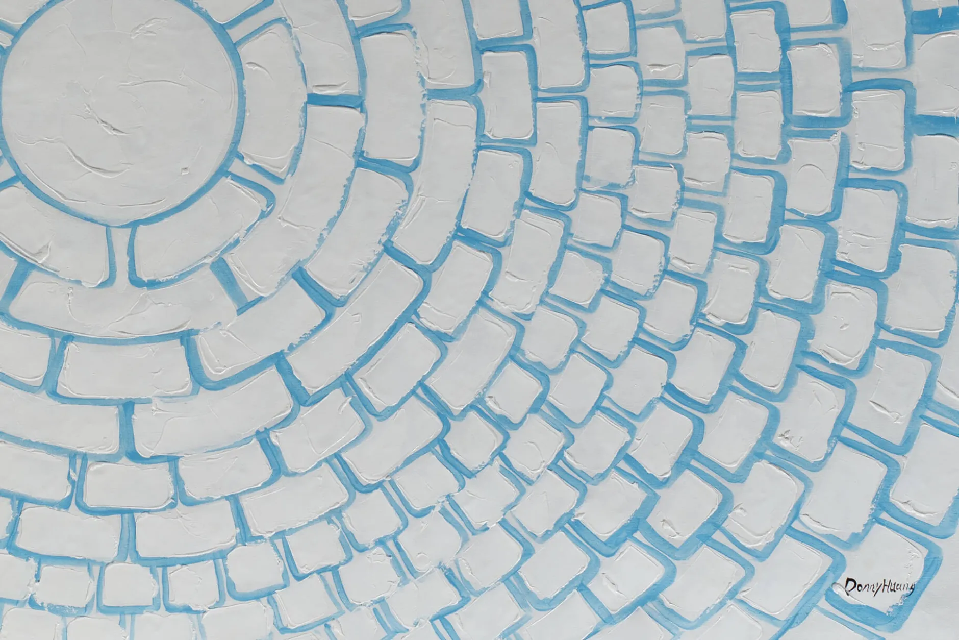 Öl Gemälde 'Figure Labyrinth' | Handgemaltes Unikat