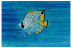 Öl Gemälde 'Fisch auf Reisen' | Handgemaltes Unikat