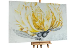 Öl Gemälde 'Flame Blossom' | Handgemaltes Unikat
