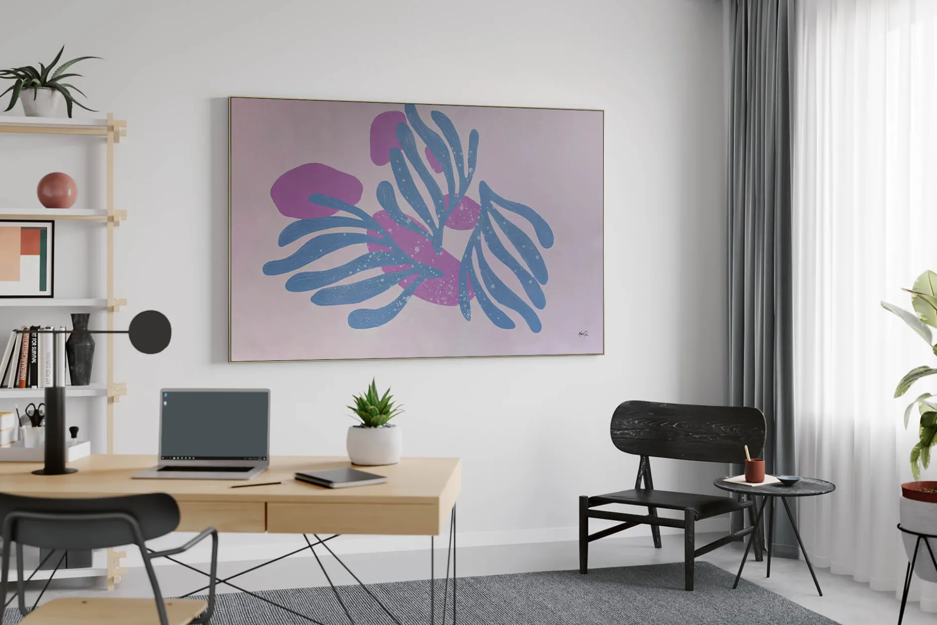 Öl Gemälde 'Floating Fascination' | Handgemaltes Unikat