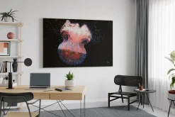 Öl Gemälde 'Floating in the Ocean' | Handgemaltes Unikat