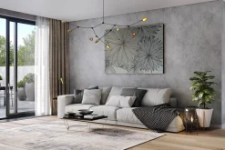 Öl Gemälde 'Flower Ornaments' | Handgemaltes Unikat