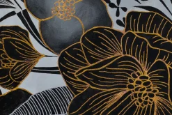 Öl Gemälde 'Flowers in Gravure' | Handgemaltes Unikat