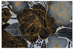 Öl Gemälde 'Flowers in Gravure' | Handgemaltes Unikat
