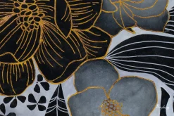 Öl Gemälde 'Flowers in Gravure' | Handgemaltes Unikat