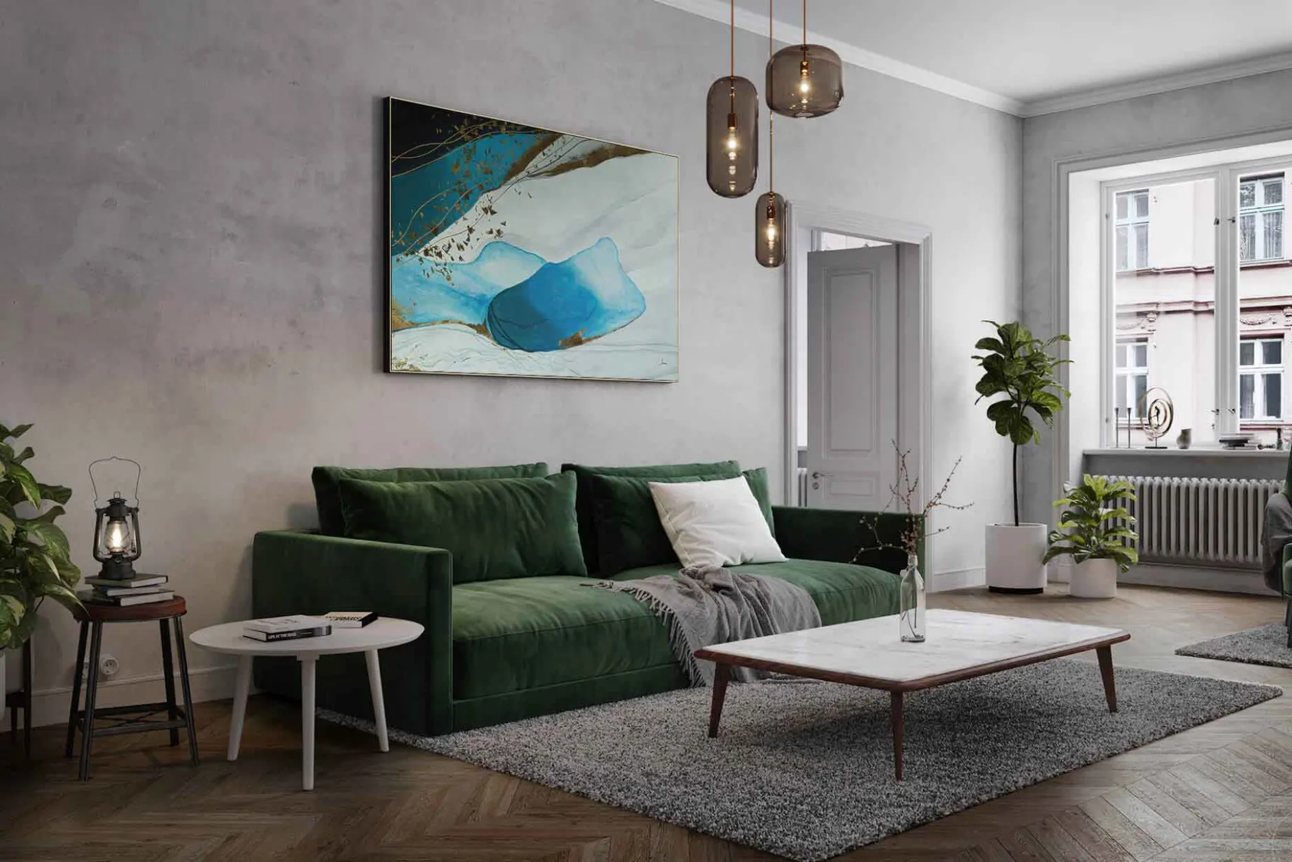 Öl Gemälde 'Flowing Passion' | Handgemaltes Unikat