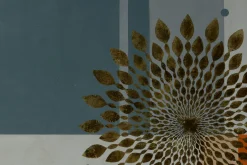 Öl Gemälde 'Geometric Sun' | Handgemaltes Unikat