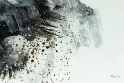 Öl Gemälde 'Gewitter & Sternenstaub' | Handgemaltes Unikat