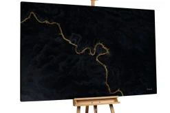 Öl Gemälde 'Golden Divination' | Handgemaltes Unikat