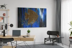 Öl Gemälde 'Golden Spot' | Handgemaltes Unikat