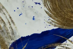 Öl Gemälde 'Gold in Indigo' | Handgemaltes Unikat
