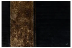 Öl Gemälde 'Gold und Onyx' | Handgemaltes Unikat