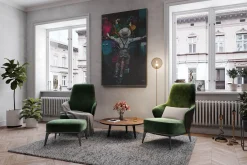 Öl Gemälde 'Graffiti Balance' | Handgemaltes Unikat