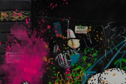 Öl Gemälde 'Graffiti Balance' | Handgemaltes Unikat