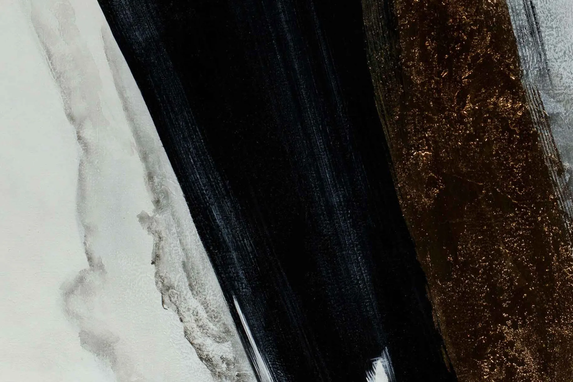 Öl Gemälde 'Graphite Gradation' | Handgemaltes Unikat
