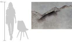 Öl Gemälde 'Gray Gradation' | Handgemaltes Unikat