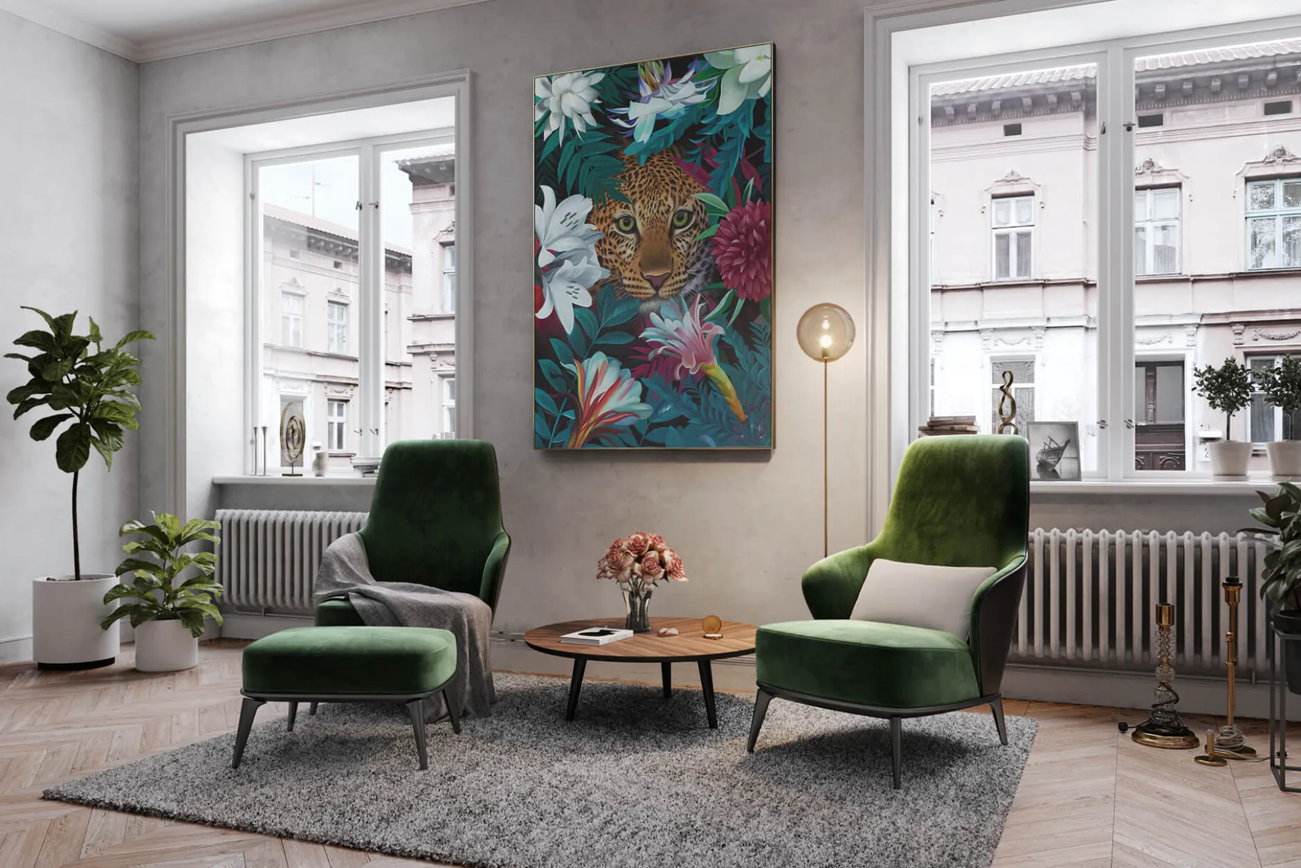 Öl Gemälde 'Heart of the Jungle' | Handgemaltes Unikat