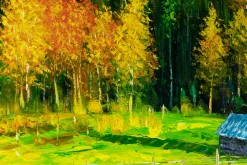Öl Gemälde 'Herbstliche Idylle' | Handgemaltes Unikat