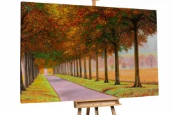 Öl Gemälde 'Herbstliche Palette' | Handgemaltes Unikat