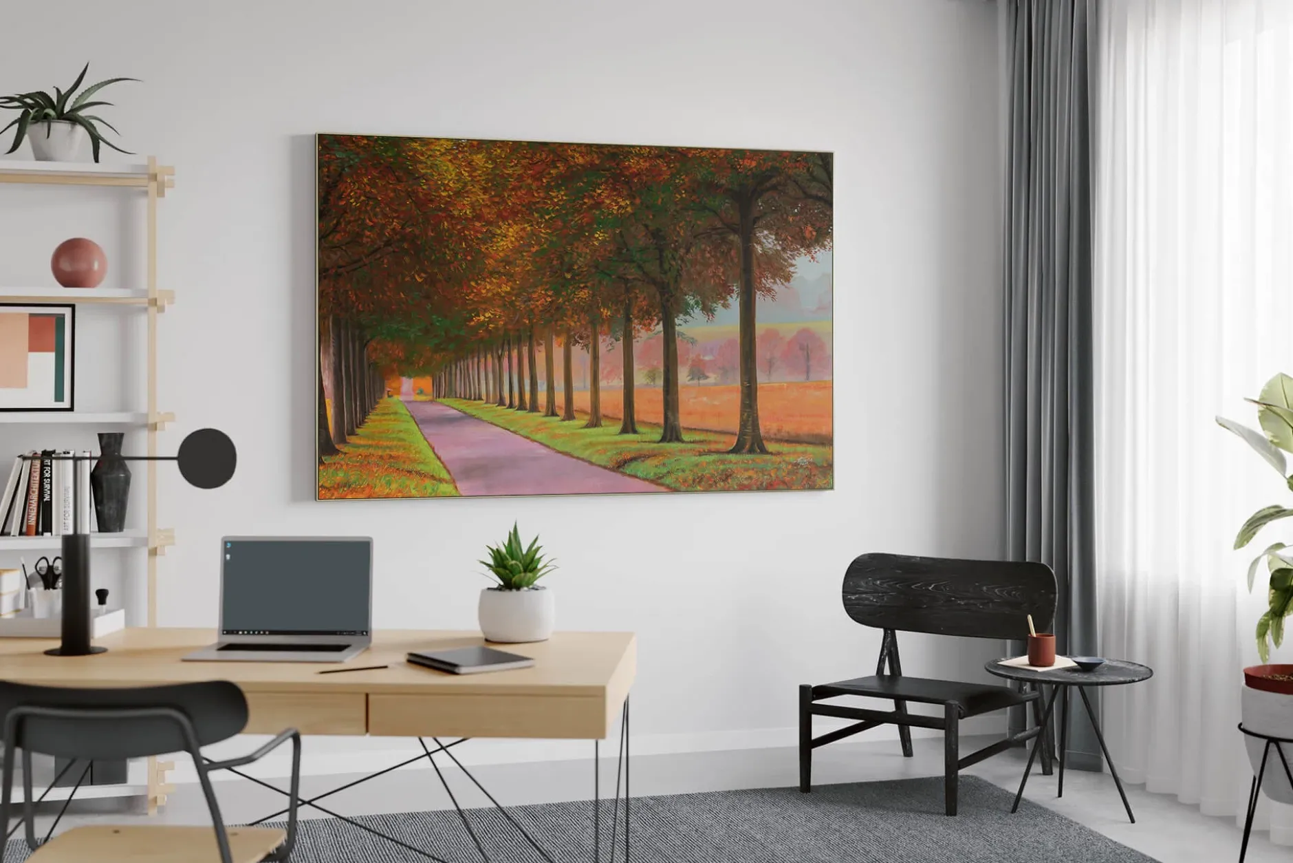 Öl Gemälde 'Herbstliche Palette' | Handgemaltes Unikat
