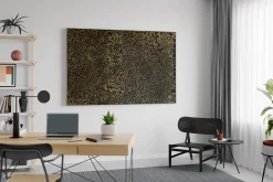 Öl Gemälde 'Hidden Mona Lisa' | Handgemaltes Unikat