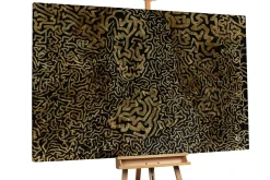 Öl Gemälde 'Hidden Mona Lisa' | Handgemaltes Unikat