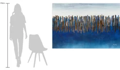 Öl Gemälde 'Horizon Lines' | Handgemaltes Unikat