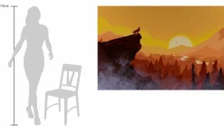Öl Gemälde 'Howling Majesty' | Handgemaltes Unikat