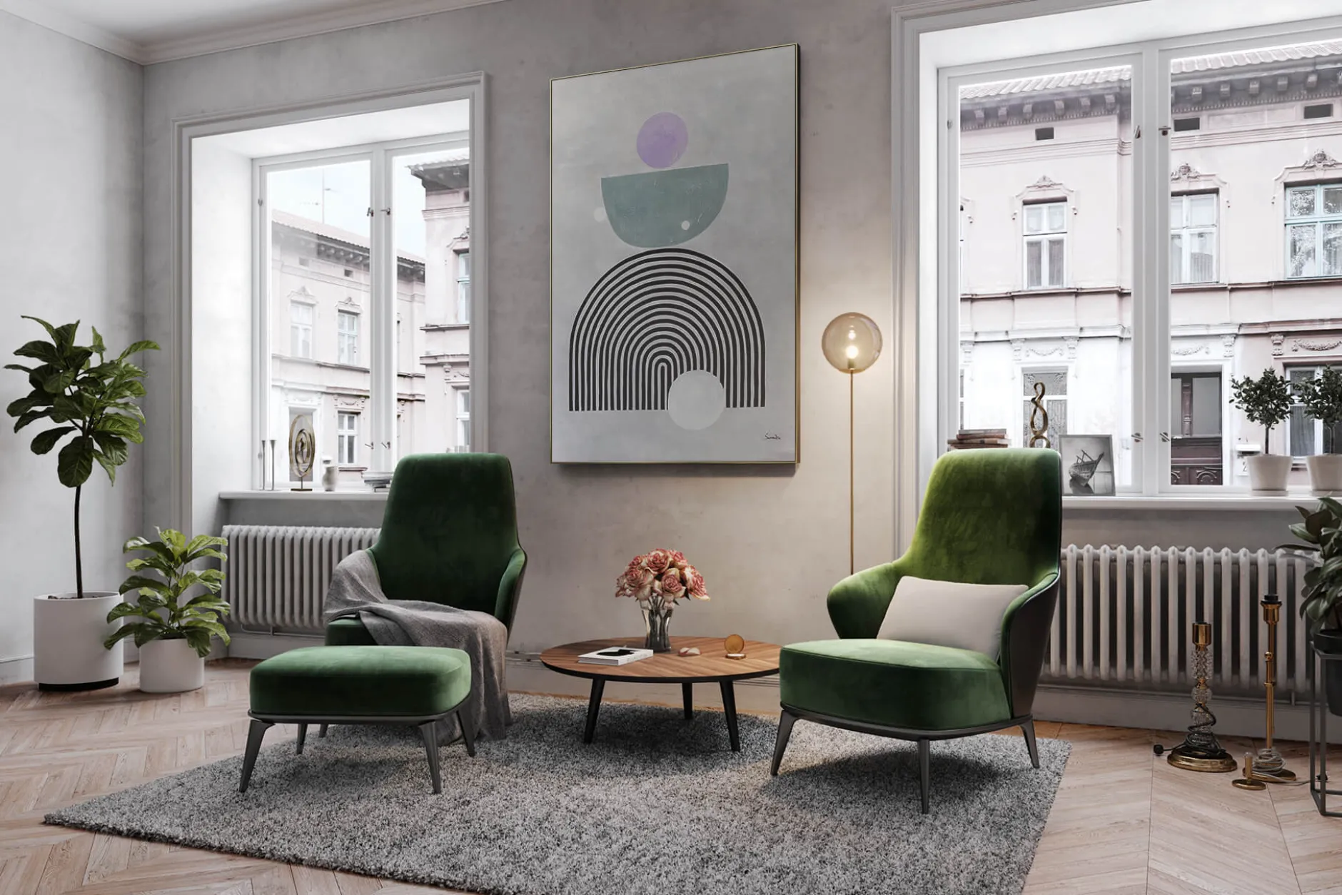 Öl Gemälde 'Hypnotic Imagination' | Handgemaltes Unikat