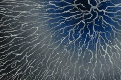 Öl Gemälde 'Hypnotising Lightning' | Handgemaltes Unikat