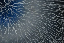 Öl Gemälde 'Hypnotising Lightning' | Handgemaltes Unikat