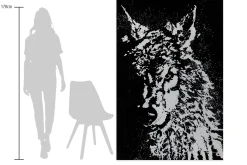 Öl Gemälde 'Im Auge des Wolfes' | Handgemaltes Unikat