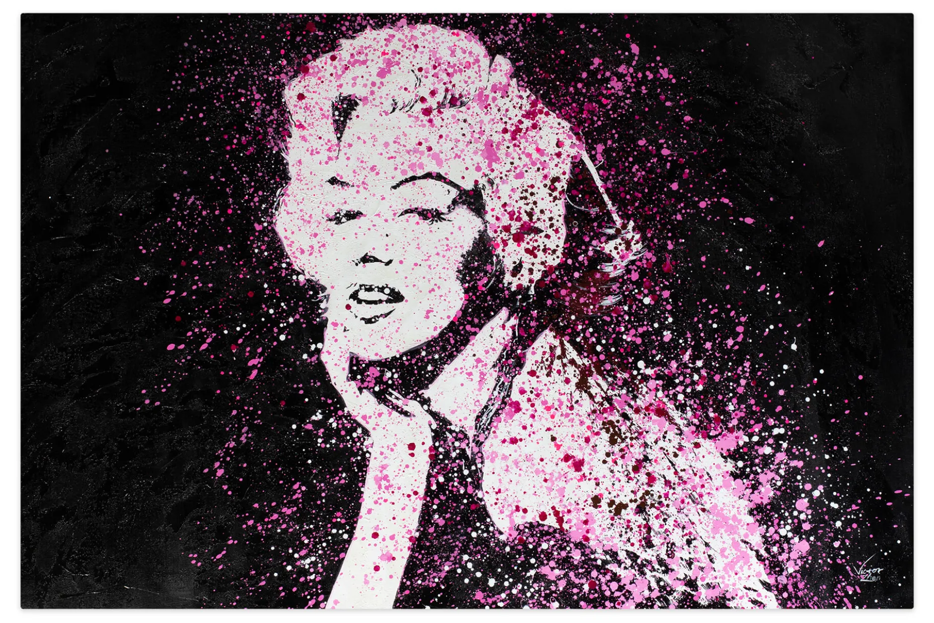 Öl Gemälde 'In Love with Marylin' | Handgemaltes Unikat