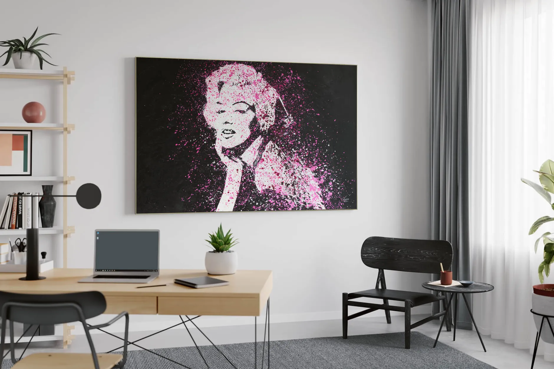 Öl Gemälde 'In Love with Marylin' | Handgemaltes Unikat