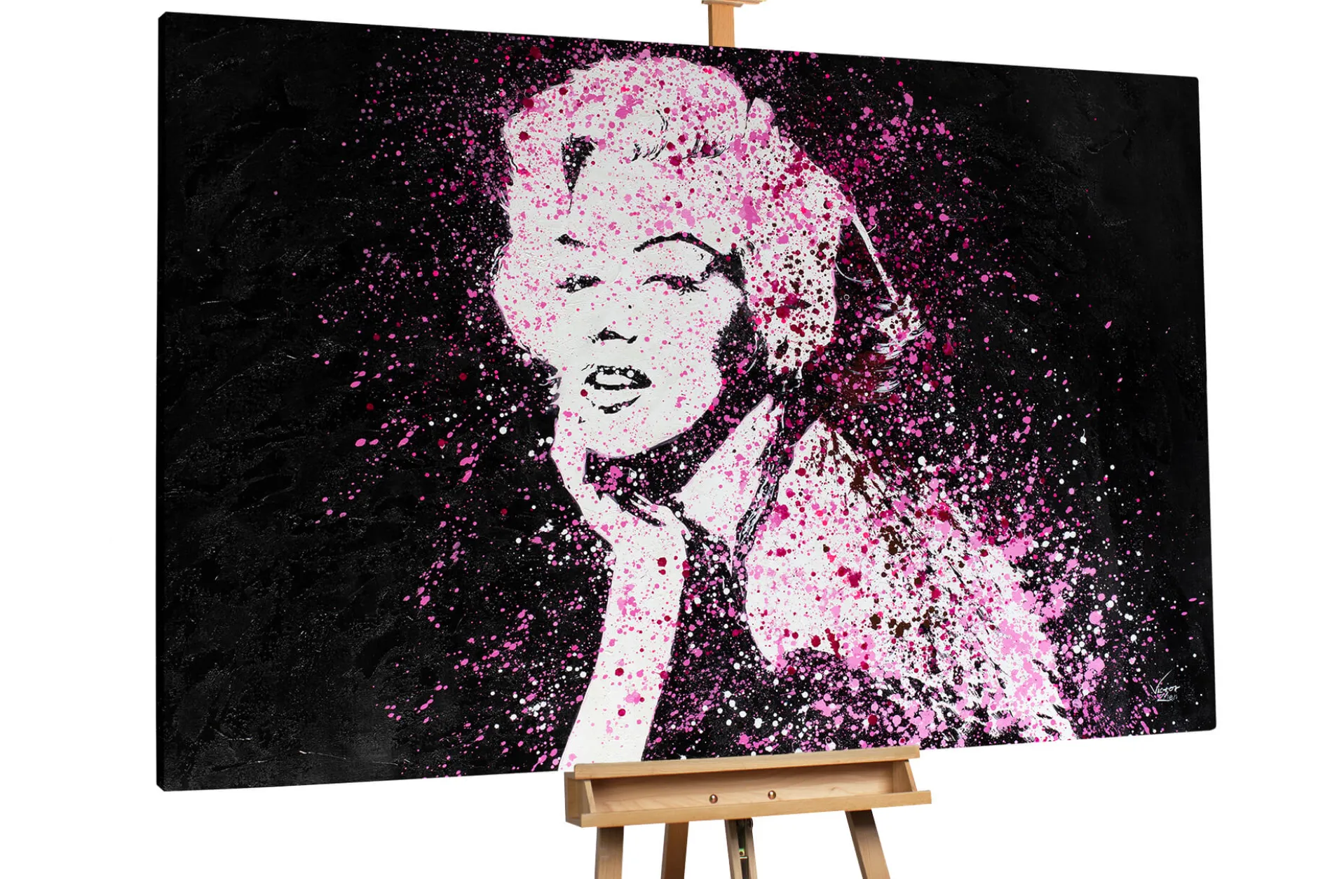 Öl Gemälde 'In Love with Marylin' | Handgemaltes Unikat