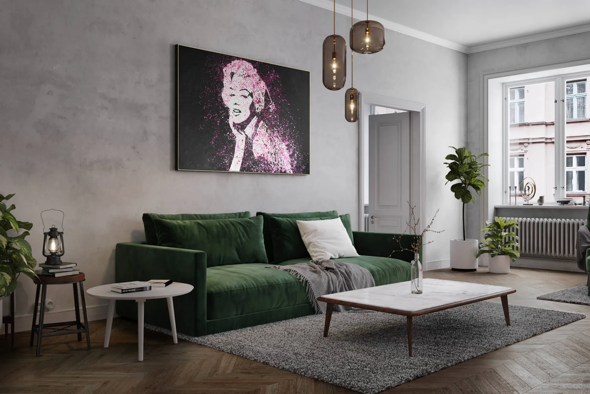 Öl Gemälde 'In Love with Marylin' | Handgemaltes Unikat