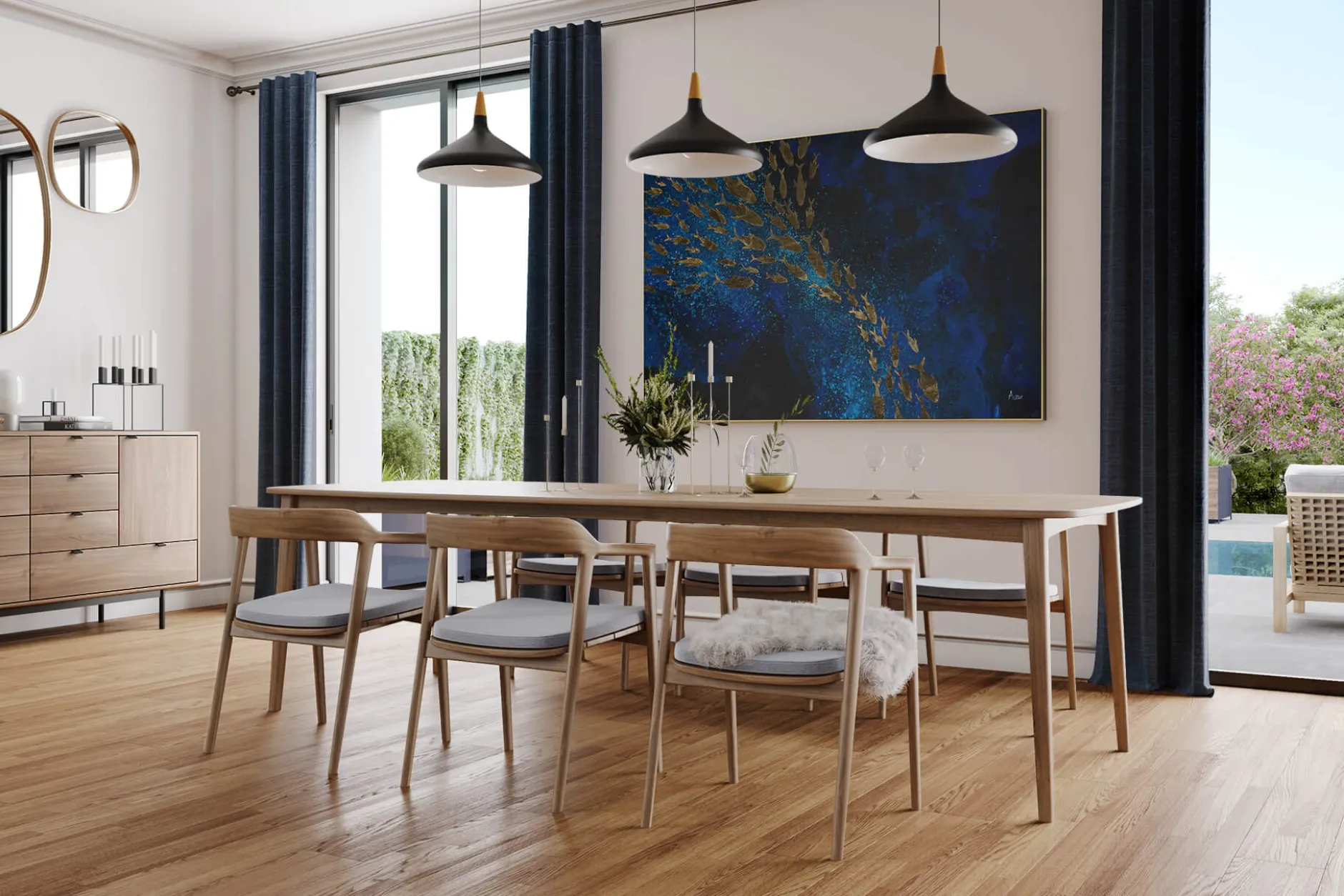Öl Gemälde 'Into the Depth' | Handgemaltes Unikat