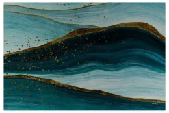 Öl Gemälde 'In turquoise Shimmer' | Handgemaltes Unikat