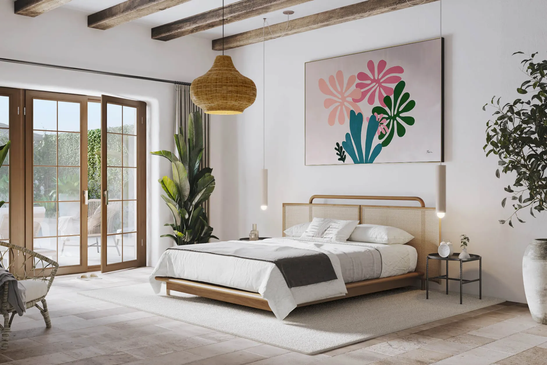 Öl Gemälde 'Jaunty Flowers' | Handgemaltes Unikat