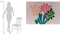 Öl Gemälde 'Jaunty Flowers' | Handgemaltes Unikat